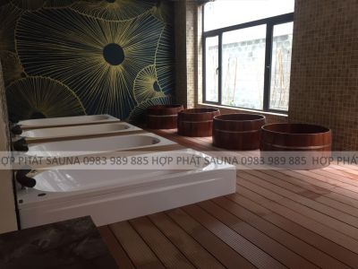 Dự án hệ thống xông hơi - massage Hoa Sen - Hải Phòng