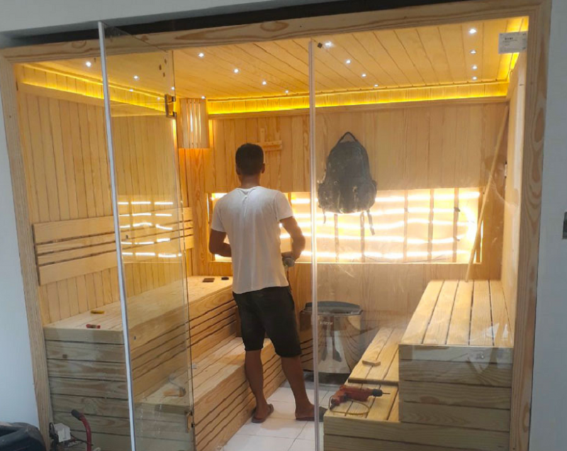 Hợp Phát Sauna thi công phòng xông hơi khô