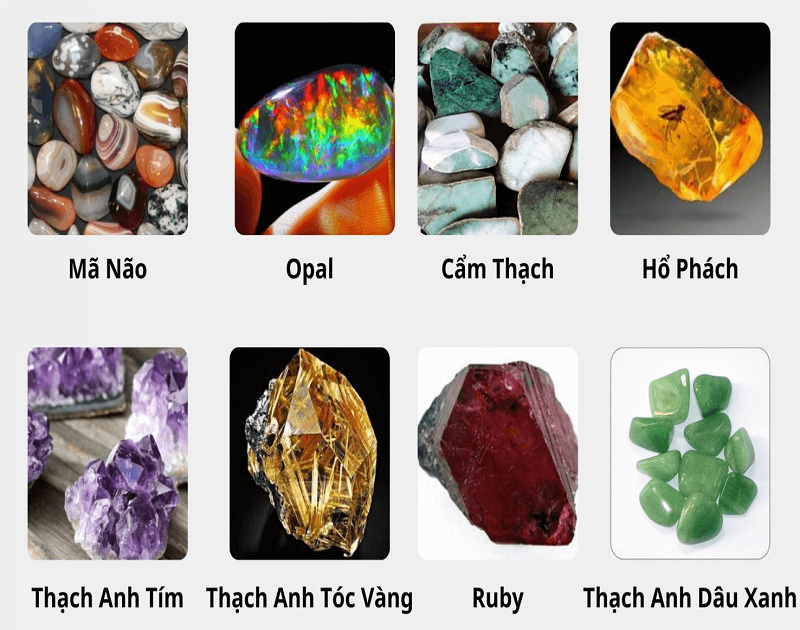 Các loại đá quý có tác dụng trị liệu khác nhau