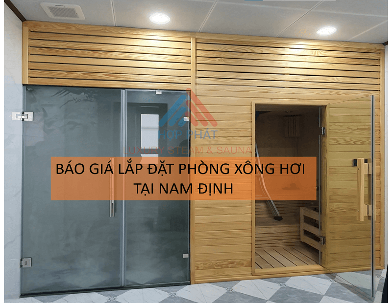 Báo giá thiết kế và lắp đặt phòng xông hơi tại Tuyên Quang