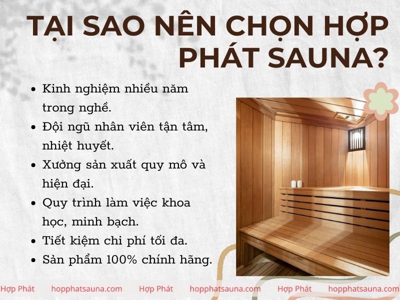 Lý do nên chọn dịch vụ thiết kế và lắp đặt phòng xông hơi onsen