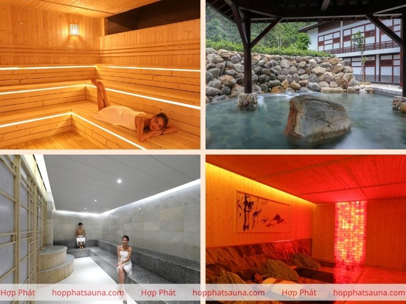 mô hình phòng xông hơi onsen nhật bản