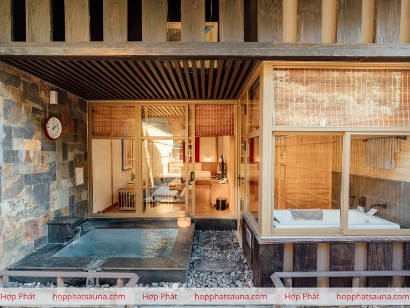 Phòng xông hơi Onsen Nhật Bản